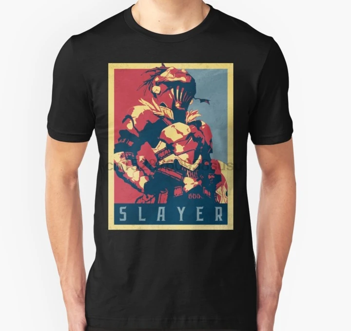 Мужская футболка с коротким рукавом Goblin Slayer Political аниме унисекс женская одним