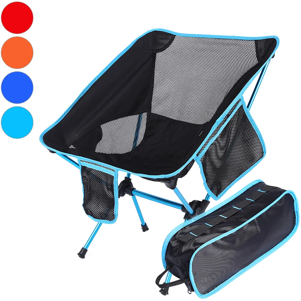 Satılık Taşınabilir Hafif Katlanır Kamp Sandalyesi Koltuk Açık Balıkçılık Yürüyüş Eğlence Piknik Plaj Sandalyesi BARBEKÜ Katlanır Tabure
