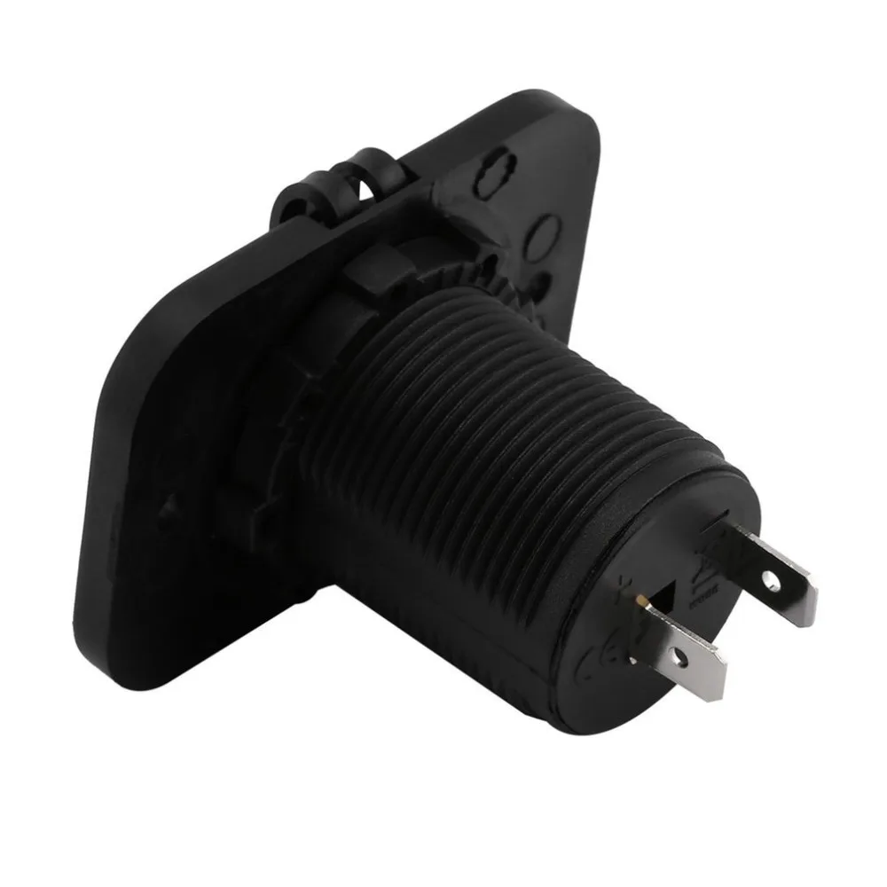 1 шт. Dual USB розетка для автомобильного прикуривателя DC 12V 24V Зарядное устройство