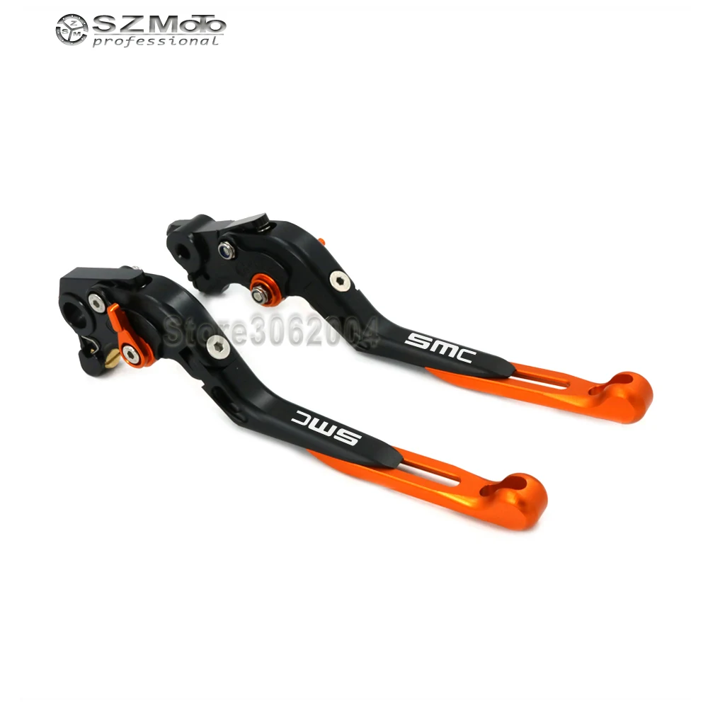 

For KTM 690 SMC/SMC-R 2014-2016 2015 Motorcycle Accessories Folding Extendable Adjustable Brakes Clutch Levers With LOGO CNC