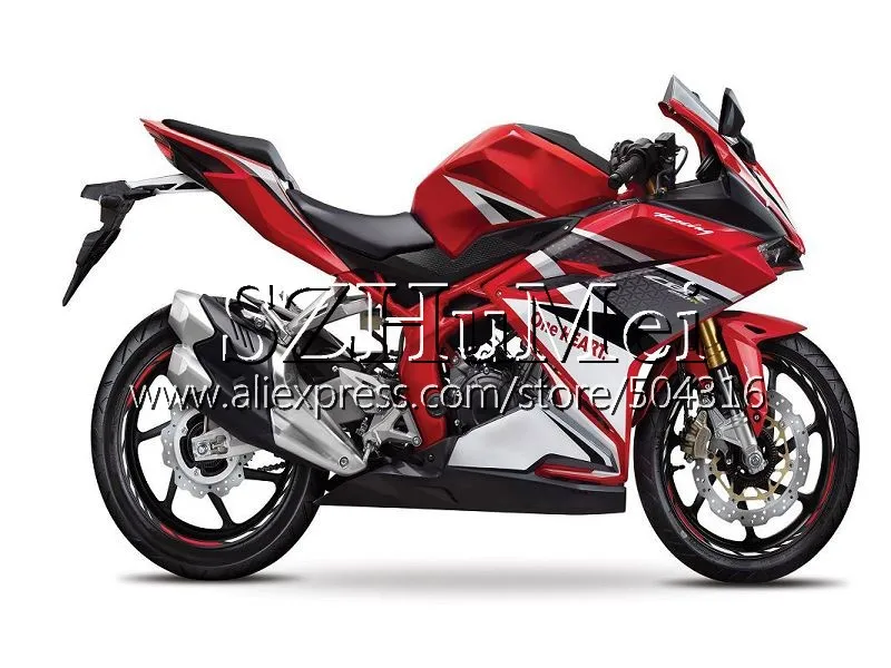 No. 23 Литые изделия для Honda CBR250R MC41, возрастом 11, 12, 13, 14, 15, CBR250 R 117SH. 18 CBR 250R 250 R Красный Белый Горячая 2011 2012 2013 обтекатели - Цвет: No. 23