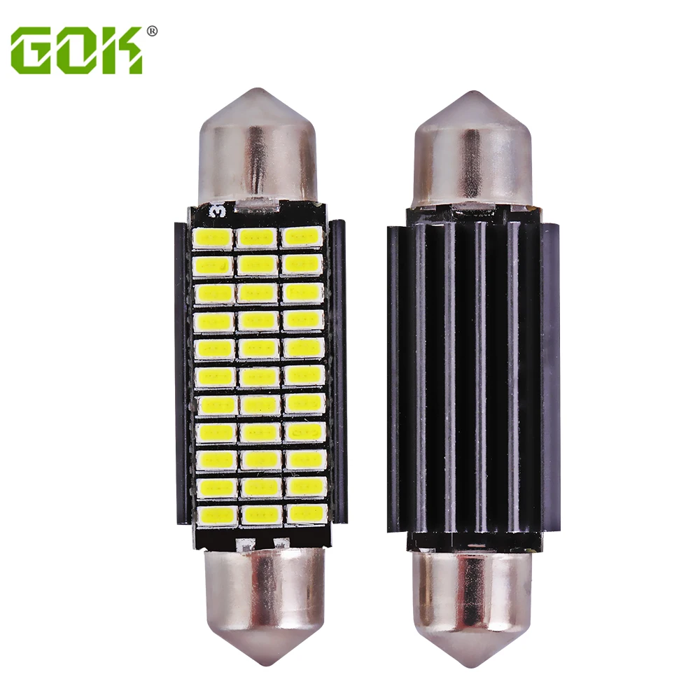 Светодиодный Festoon Dome C5W 42 мм 3014 33SMD светодиодный автомобильный светильник для