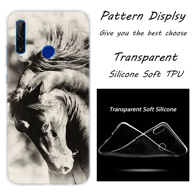 010 Мягкий силиконовый чехол для телефона Hot Horse Running для huawei Honor 20 20i 10 9 8 Lite 8X 8C 8A 8S 7S 7A Pro View 20 Модный чехол - Цвет: 010