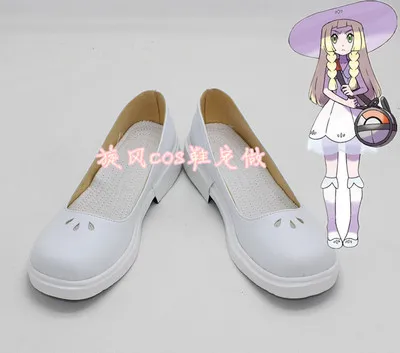 Обувь для костюмированной вечеринки Монстры Лилли Белые туфли ручной работы