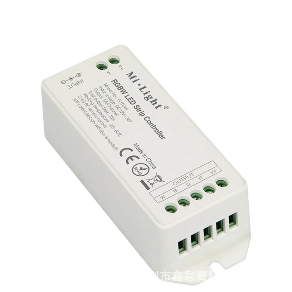 Milight фу044 RGBW Светодиодная лента контроллер 15A 6A/канал DC12 ~ 24 В 2 4 ГГц Беспроводной