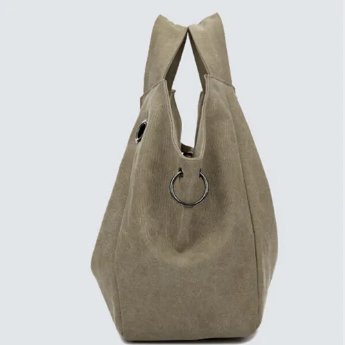 New arrival Famous Brand Canvas Handbag Fashion Casual bags Designer Women Shoulder Bag solid zipper Large Capacity | Багаж и сумки