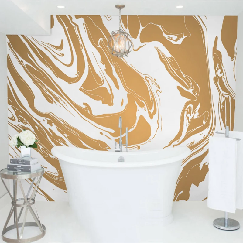 Самоклеящиеся настенные 3D обои для ванной Современное абстрактное искусство