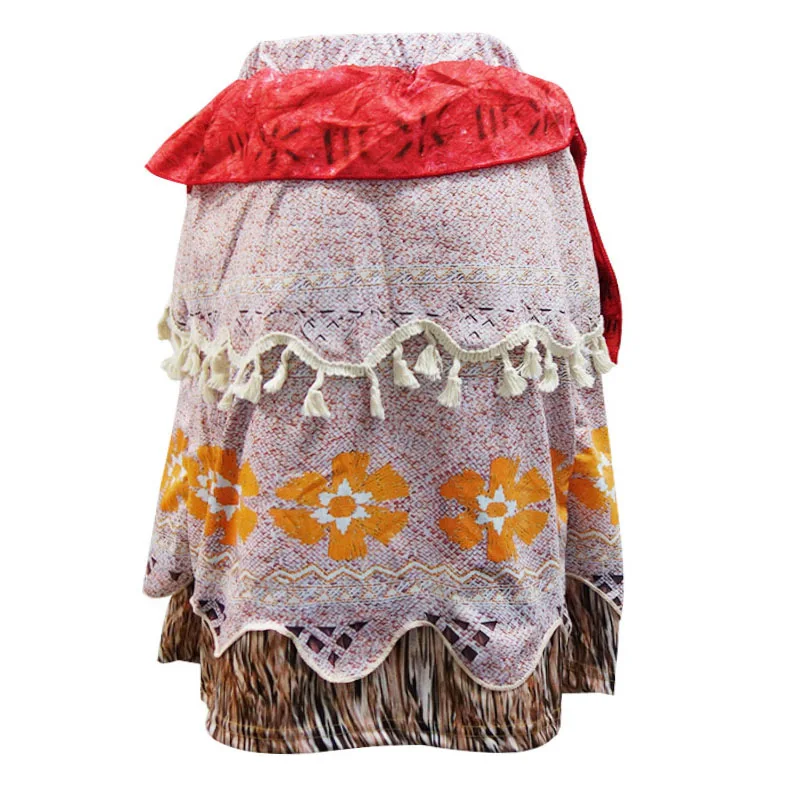 2019 Summer Moana Dress for girls Princess Dresses Kids Party Cosplay Costumes Wig Children Clothing Vaiana necklace clothing | Детская