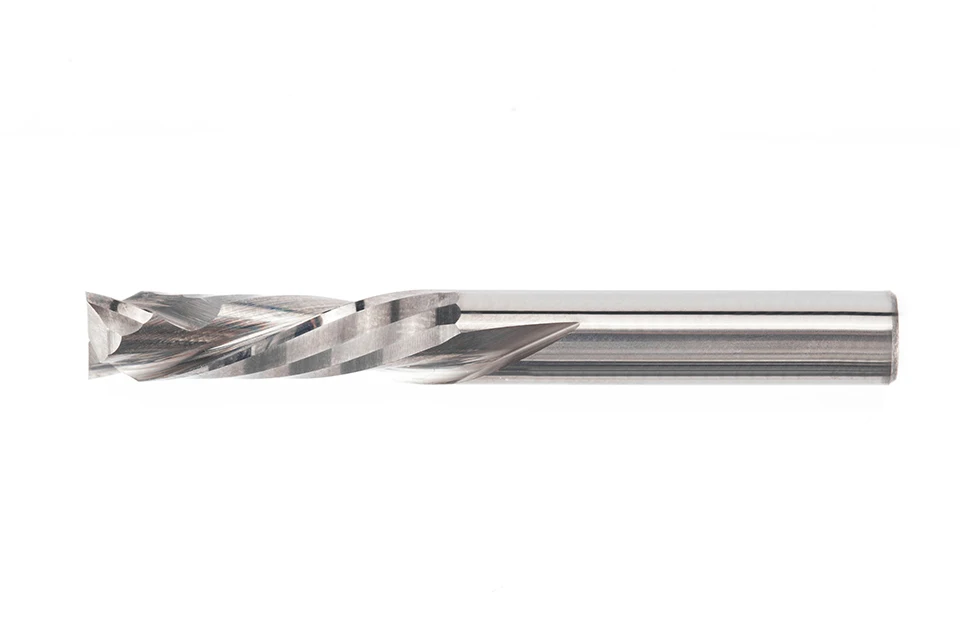 HUHAO 1pc Imported Material Two-flute Composite Milling Cutter Woodworking Cutter PVC MDF Clamp Board Straight Cutter