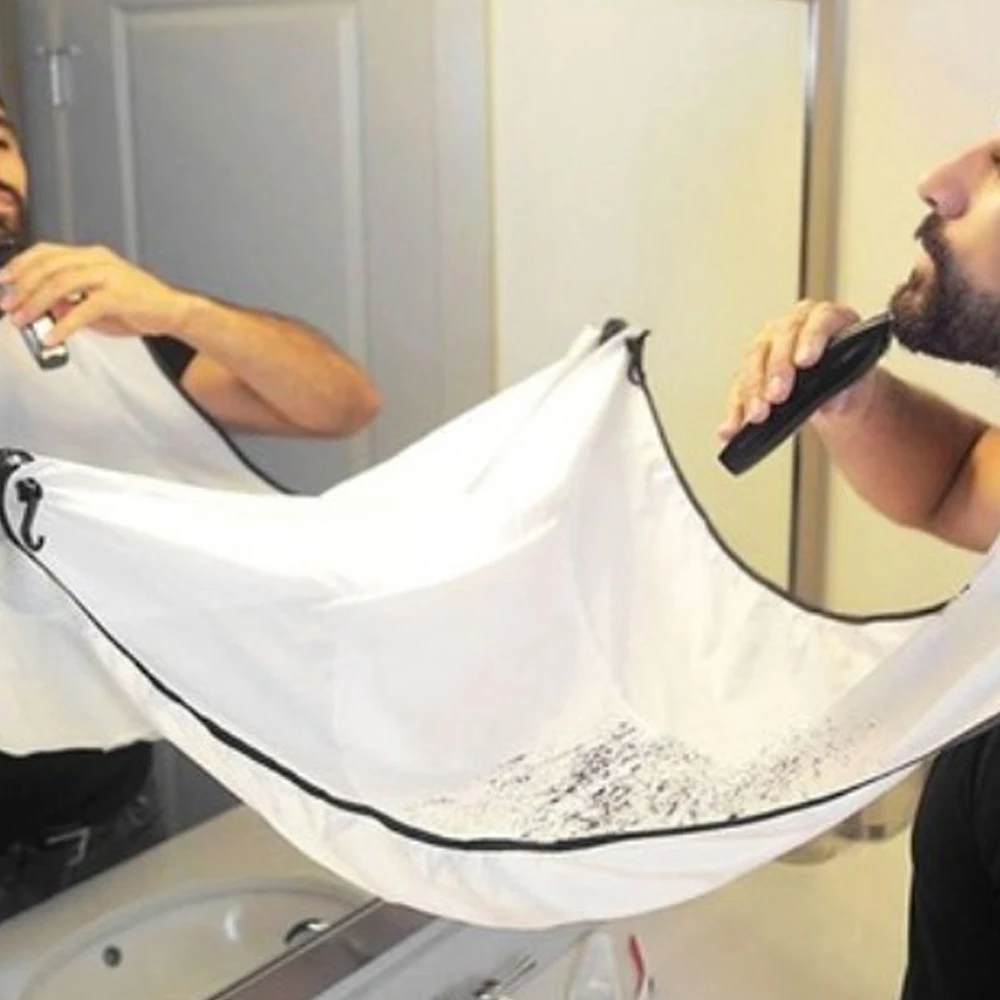 Мужской фартук для бритья бороды с двумя присосками борода чистый бритвенный