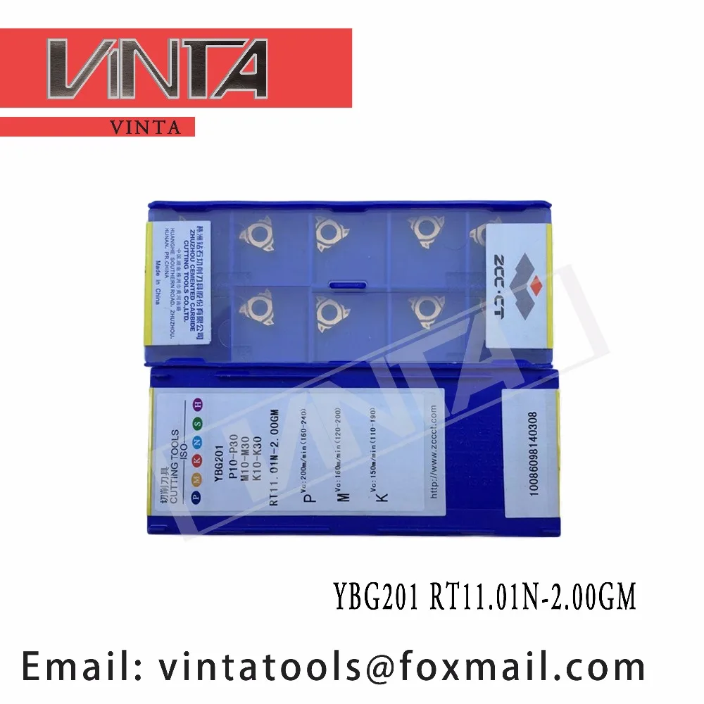 High Quality YBG201 RT11.01N-2.00GM CNC Carbide Threading Turning Inserts