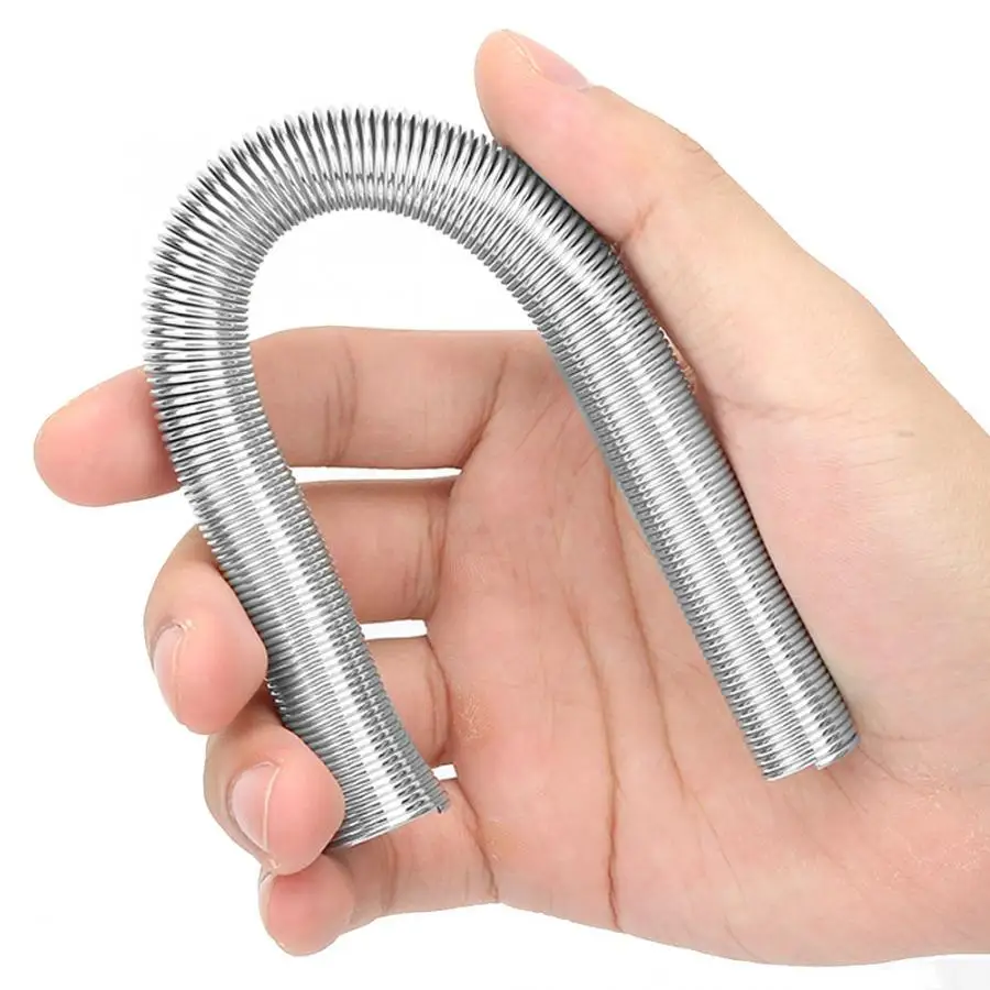 

5Pcs 6mm 8mm 10mm 12mm 16mm 19mm Super Elastic Steel Spring Tube Bender PVC Electrical Wire Bending Pipe New