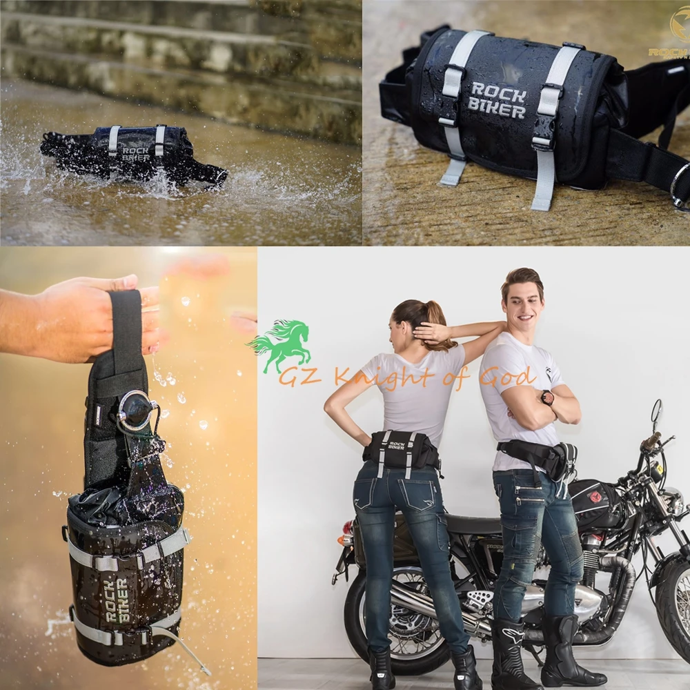 Сумки для мотоциклов Водонепроницаемые поясные сумки рыцарские карманы