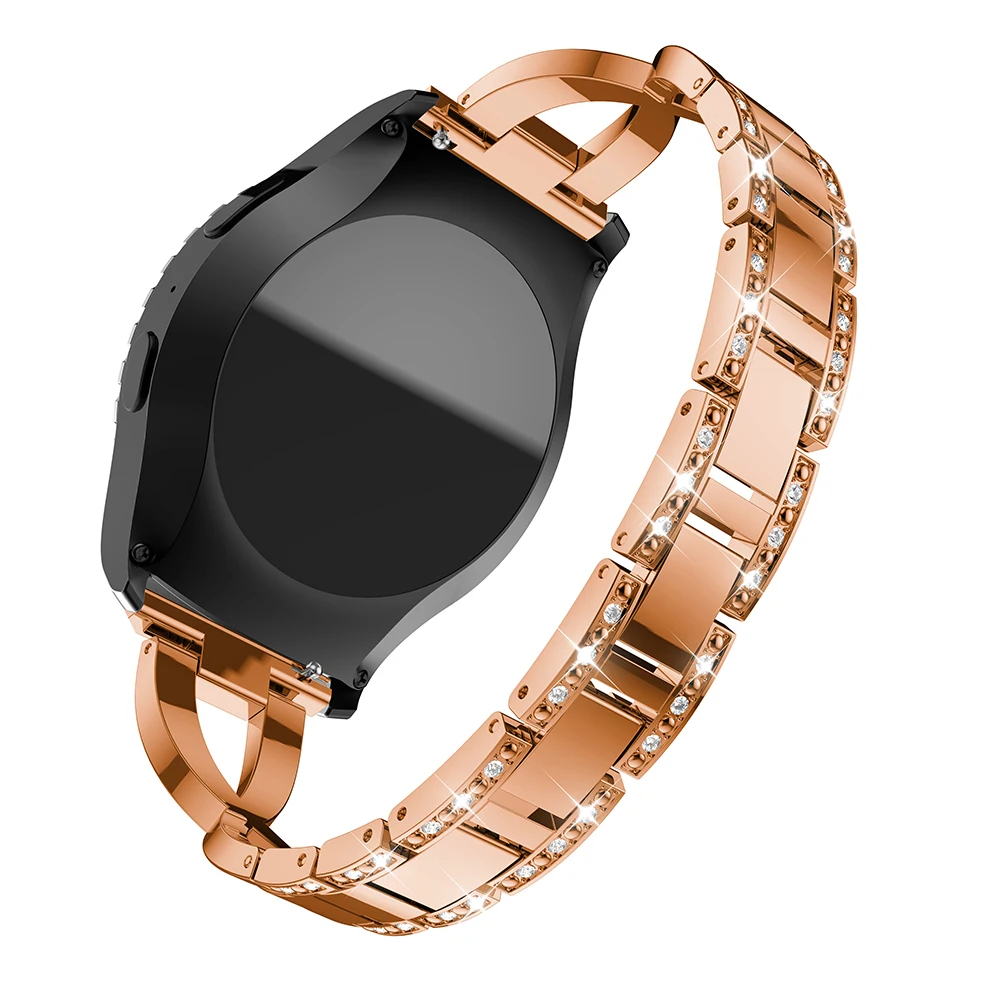 Модный женский браслет 20 мм для Samsung Gear S2 ремешок со стразами Classic 42 аксессуары