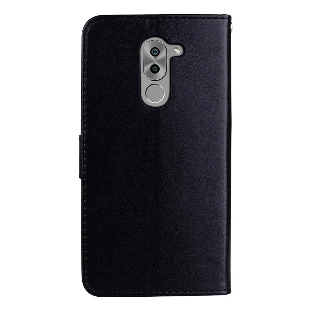 3D Роза цветок кожаный чехол для huawei Honor 6X Чехлы бумажники Стенд задняя крышка