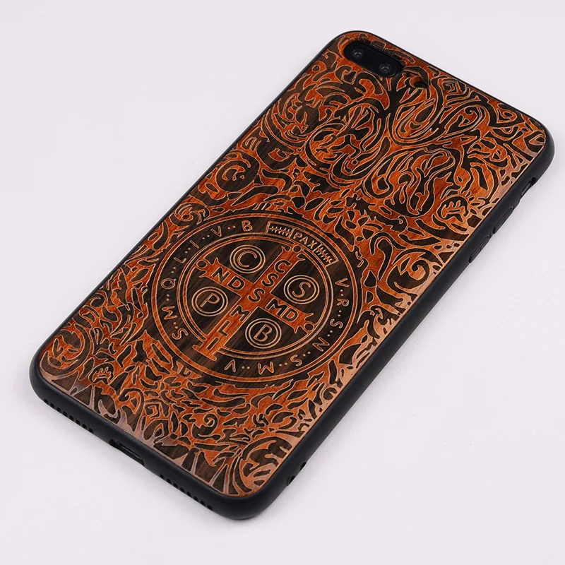 Techase Wood Case Protetive Back Cover For iPhone XR XS MAX TPU FIX Wooden 7 8 X Cases | Мобильные телефоны и аксессуары