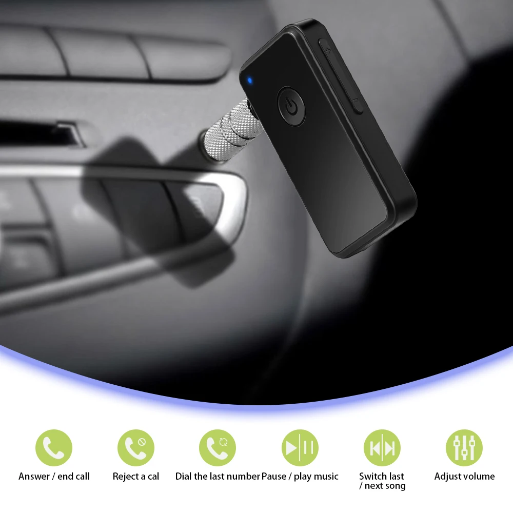 Bluetooth 4 2 автомобильный комплект громкой связи fm передатчик MP3 музыкальный плеер