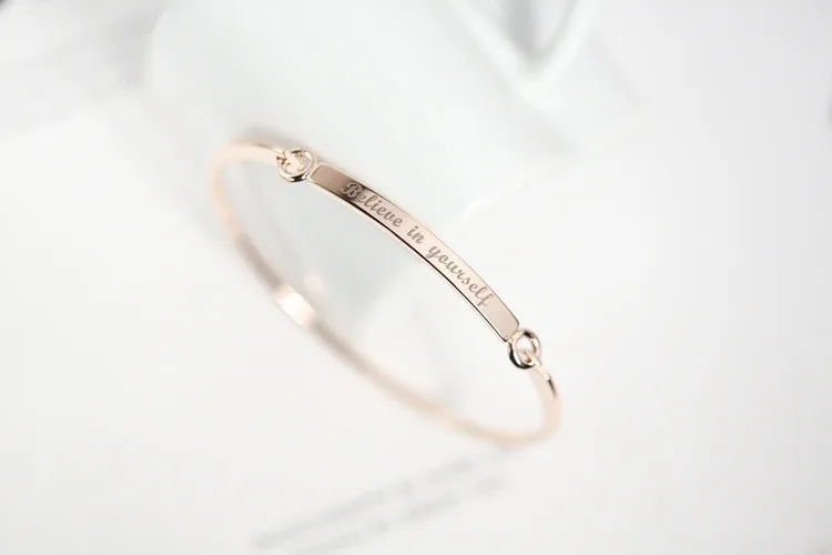 Вдохновляющий браслет "верь в себя", AliExpress, лучшие продажи, модные ювелирные изделия, цена YP2281