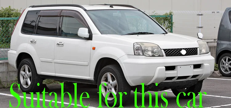 Для Nissan X Trail First generation (T30) 2000 2007 пластиковый внешний козырек Vent Shades Window Sun Rain Guard