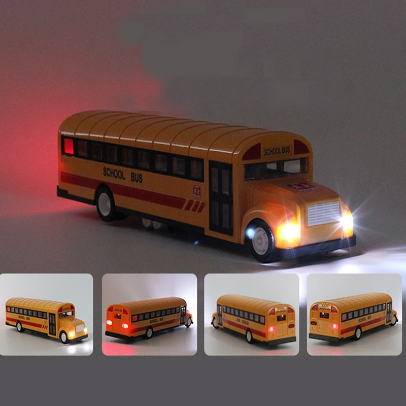 RC Car School Bus 2.4G Remote Control Buses – Opening Door, One Key ...