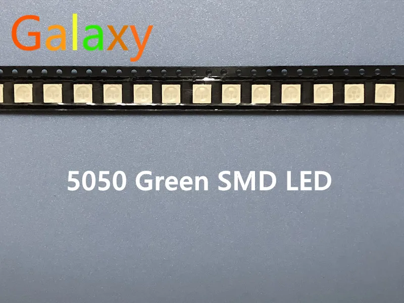 SMD Зеленый PLCC-6 3-CHIPS 9000 MCD ультра яркий светодиодный высококачественный