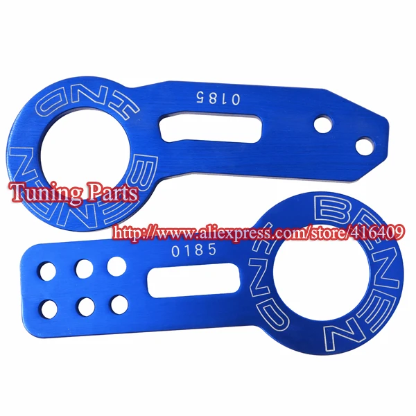 АНОДИРОВАННЫЙ АЛЮМИНИЙ С ЧПУ JDM БУКСИРНЫЙ КРЮК ПЕРЕДНЯЯ и ЗАДНИЙ КОМПЛЕКТ