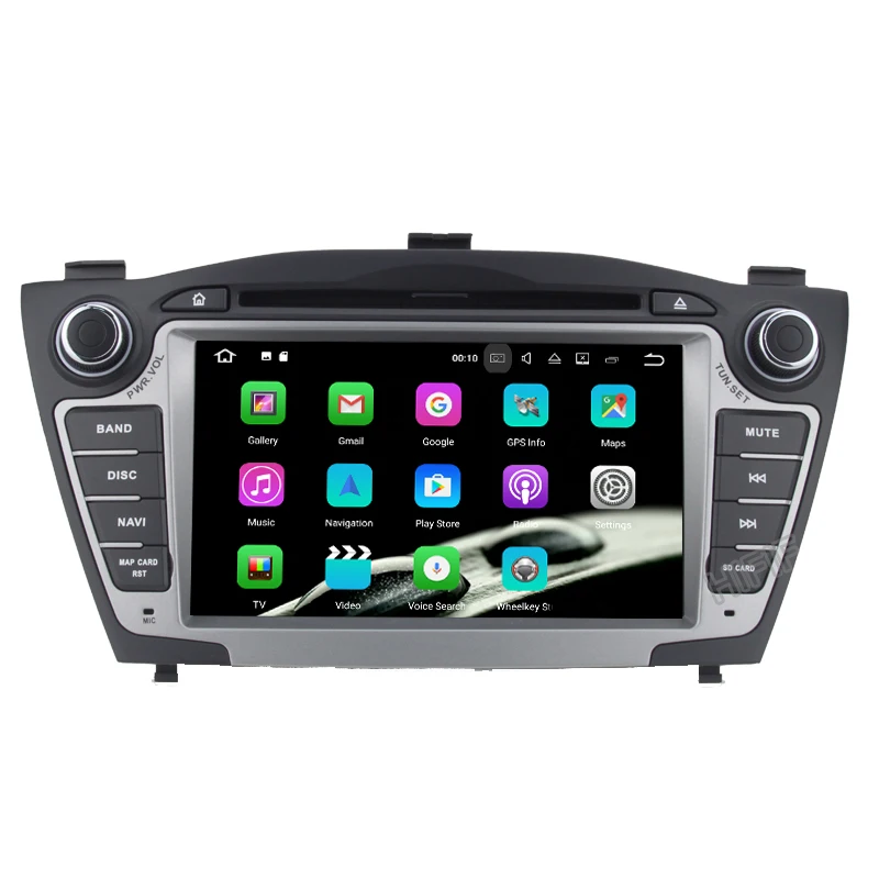 Автомобильный мультимедийный плеер IPS автомобильный радиоприемник GPS 2 Din PX6 Android 10