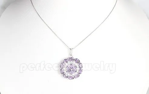 Аметистовая Подвеска для колье кулон бесплатная доставка натуральный аметист