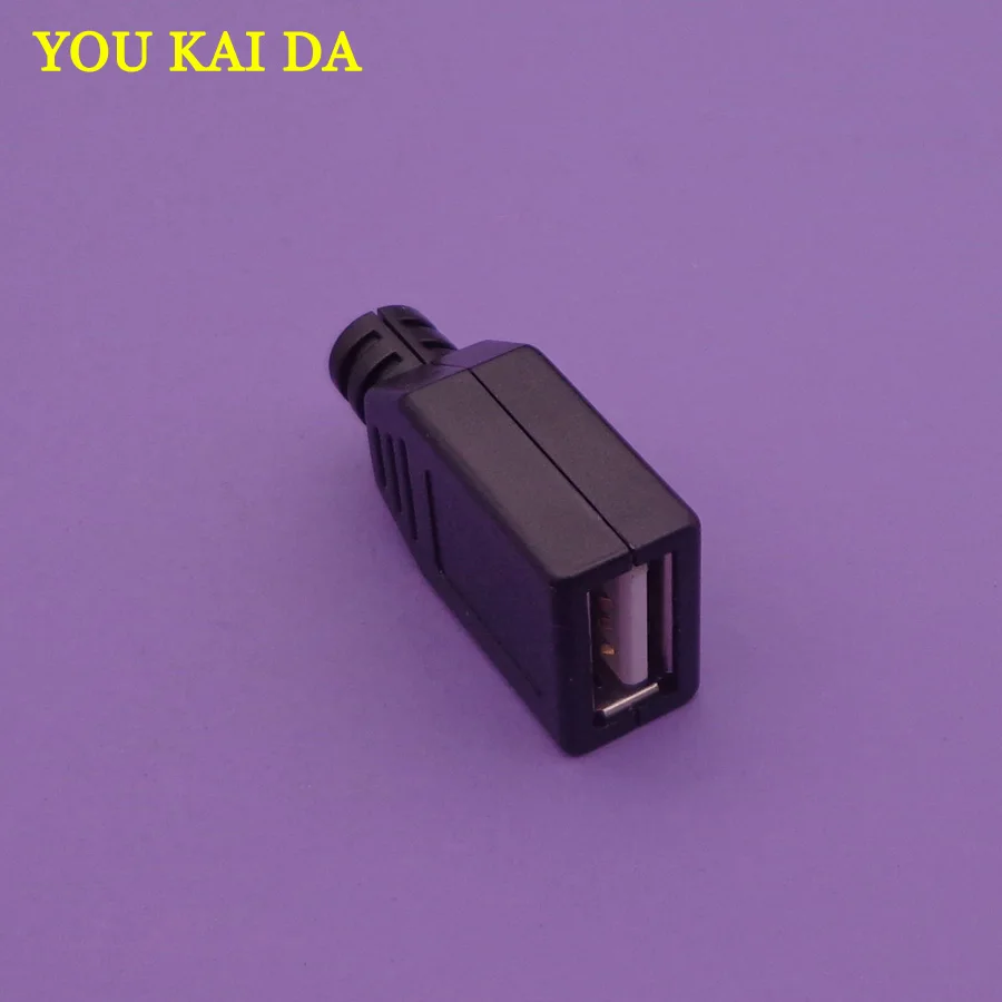 Micro USB Type B гнездо пластиковый разъем и Т-образный чехол для штекера DIY с припой