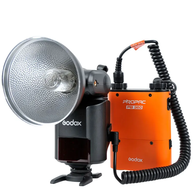 

Godox Witstro AD360II-C TTL 360W GN80 Powerful Speedlite Flash Light+PB960 Power Battery Pack Orange for Canon EOS Camera