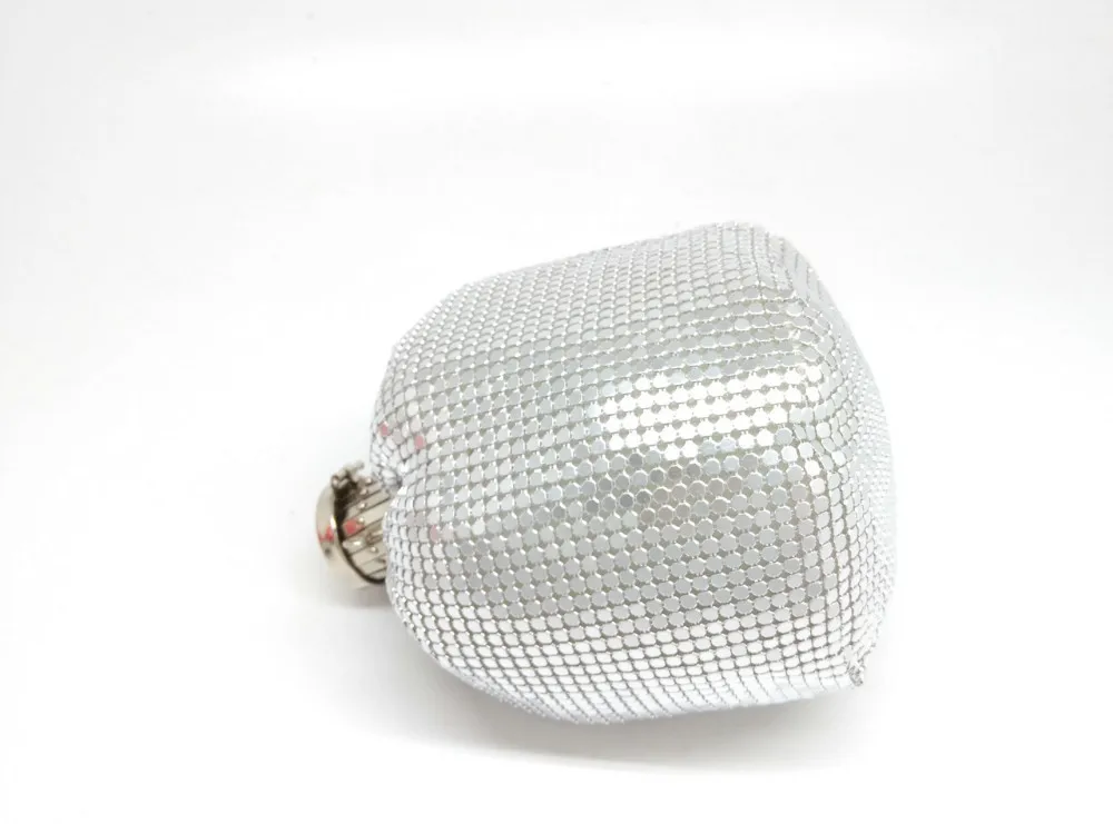 Boutique De FGG мини модный алюминиевый дневной клатч для женщин, Повседневный Кошелек для монет, сумка для денег, вечерняя сумочка-клатч