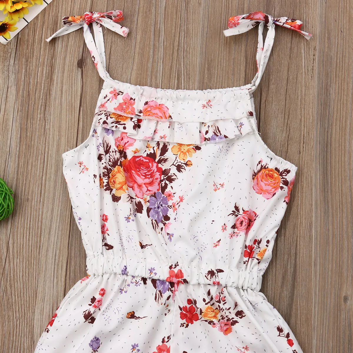 Новый Цветочный цельнокроеный Детский костюм для девочек|Боди малышек| |