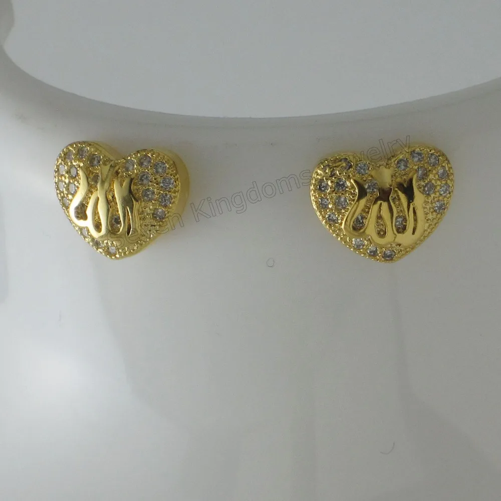 Минимальный заказ на 10 $ тонкий кулон в мусульманском стиле с желтым золотом GP 18