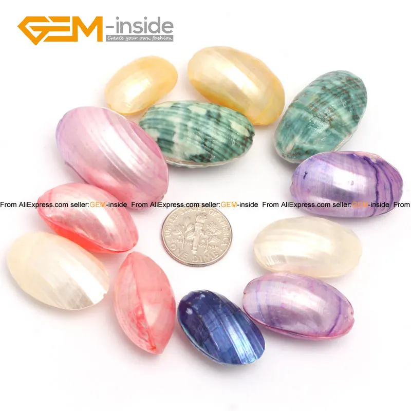 Shell Beads For Jewelry Making 10-16mm 13-30mm Freefrom Pretty Colorful DIY 12 Pcs Free Shipping Wholesale Gem-inside | Украшения и
