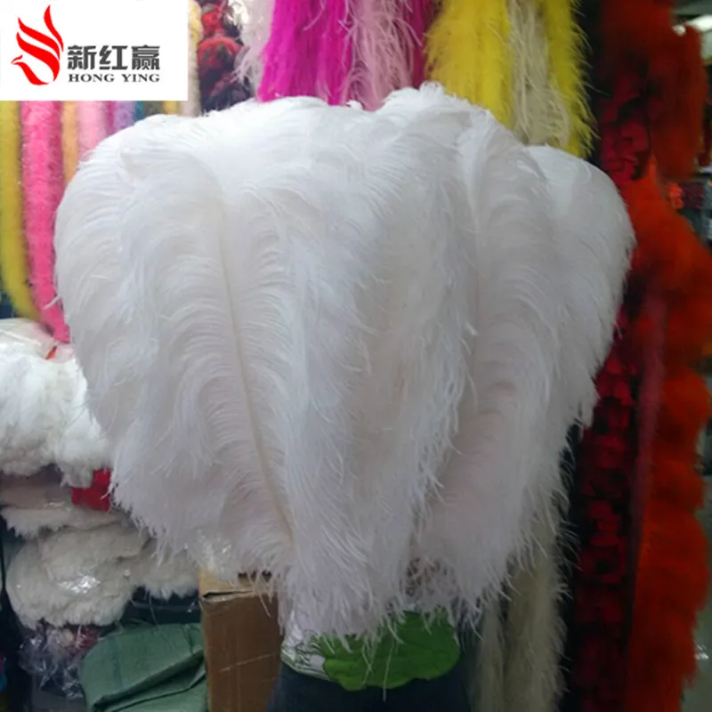 

the pole of coarse10PCS ostrich feather white ostrich plumage 60-65cm/24-26 inches wedding performance art plumes decoration