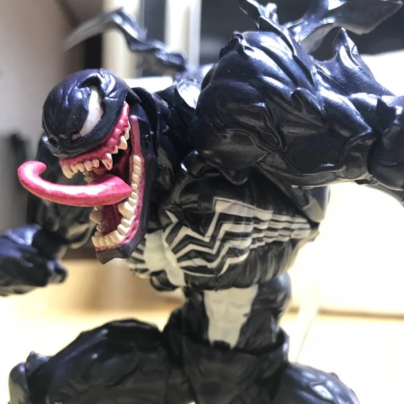 Marvel Yamaguchi Revoltech удивительная серия NO.003 Venom ПВХ фигурка игрушка кукла