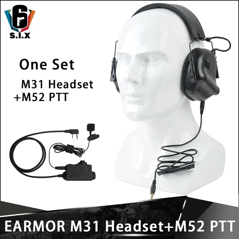 OPSMEN Earmor Тактический наушник Защита слуха M31 наушники страйкбол гарнитура съемка