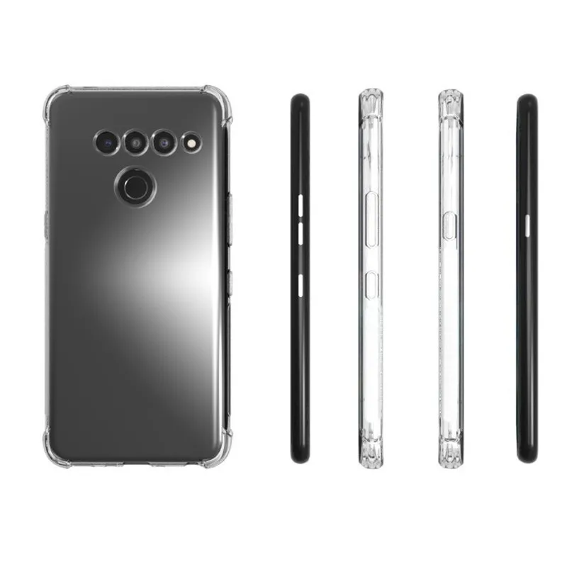 Прозрачный мягкий силиконовый чехол из ТПУ для LG V50 ThinQ 5G G8 G8s Thinq тонкий