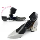 Пластиковый пружинный держатель для обуви, 1 пара, для обуви, черного цвета, на высоком каблуке расширитель обуви, формирователь, автоматическая поддержка, держатель обуви