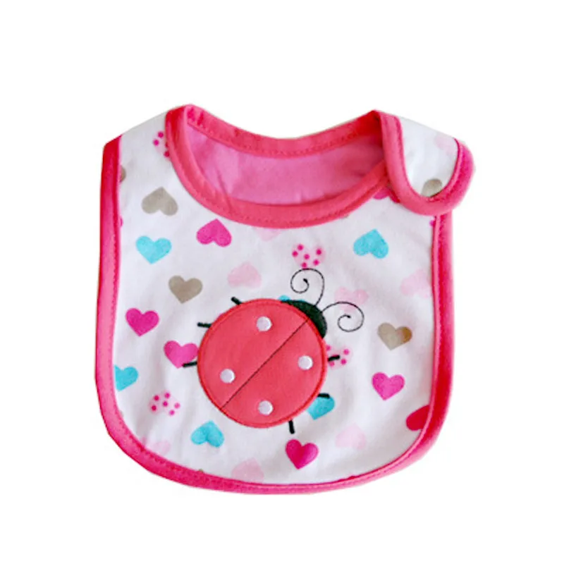Детские хлопковые нагрудники Слюнявчики для новорожденных девочек и мальчиков