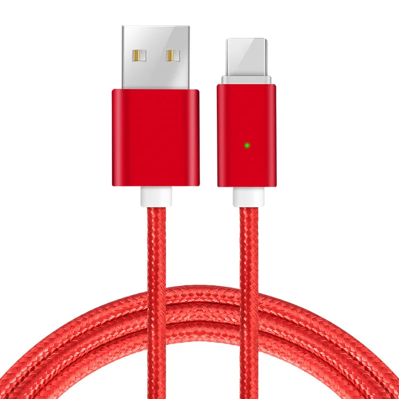 Coolreall Магнитный кабель для Micro usb type C быстрой зарядки телефона Microusb type-C магнитное зарядное устройство usb c для iphone huawei xiaomi - Цвет: red-type-c