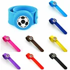 Силиконовый браслет для детей, регулируемый браслет с диффузором и аромадиффузором, с эфирным маслом, 25 мм