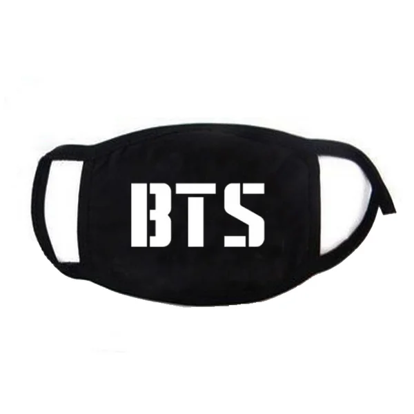 Маска для лица и рта Bangtan Boys Muffle против пыли хлопковая маска для лица крутые маски с буквами