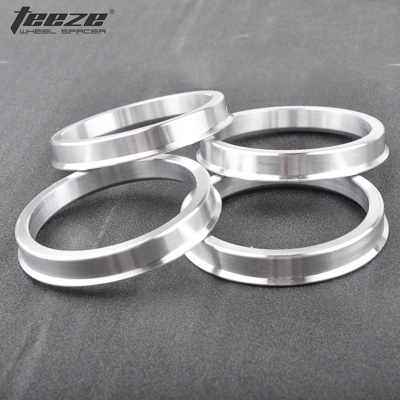 TEEZE (4 шт./компл.) Аксессуары для колес из алюминиевого сплава центральное кольцо