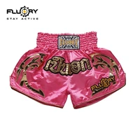 2019 fluory kids kick boxing shorts muay thai shorts for children boys and girls and youth