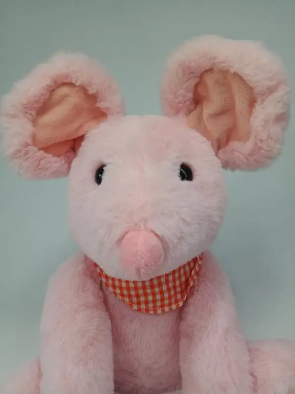 Новинка искусственная игрушка розовая мышь уши плюшевые мягкие животные модные