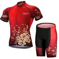 2017 china style red new arrival short sleeve cycling kits bike cycling clothe quickdry man woman riding suit cycling jersey set