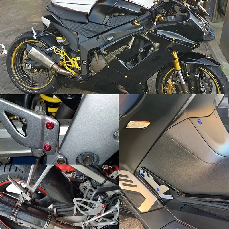 Комплекты болтов с полным обтекателем M5 M6 винты для BMW SUZUKI YAMAHA KTM KAWASAKI Honda Aprilia