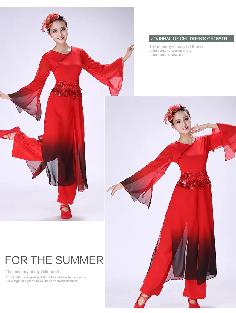 Rushed Новинка китайский Hanfu древнекитайский костюм Yangge Костюмы Национальный костюм для танцев вентилятор классическая женская обувь