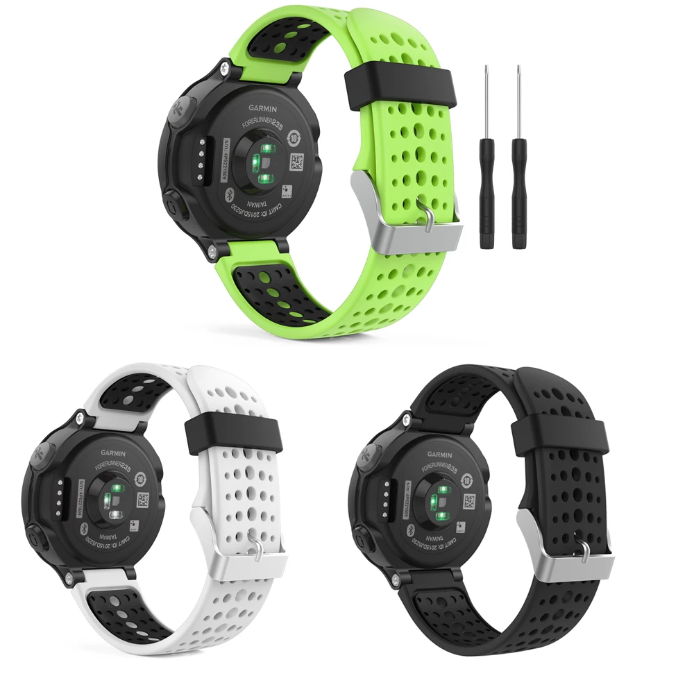 Ktab ремешок для Garmin 235 Сменные силиконовые полосы Garmin Forerunner 235/235 Lite/220/230/620/630/735XT ремешок для часов